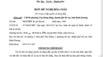 don hoa giai tc dat